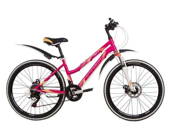 Подростковый велосипед Stinger Laguna D 24" new (розовый), Цвет: Розовый, Размер рамы: 14"