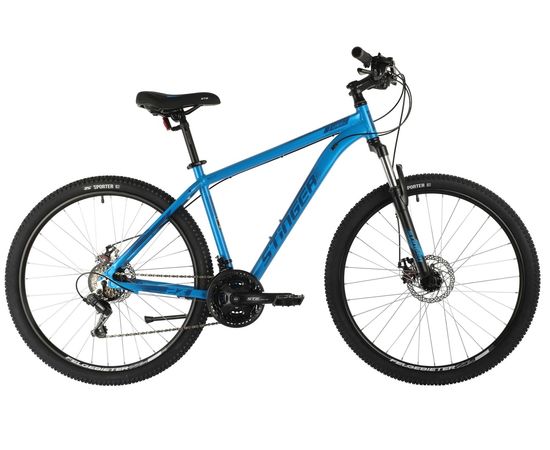 Горный велосипед Stinger Element Evo 27.5" (синий), Цвет: Синий, Размер рамы: 16"