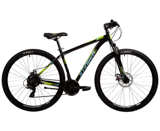 Горный велосипед Stinger Element Evo 29" (чёрный), Цвет: Черный, Размер рамы: 22"