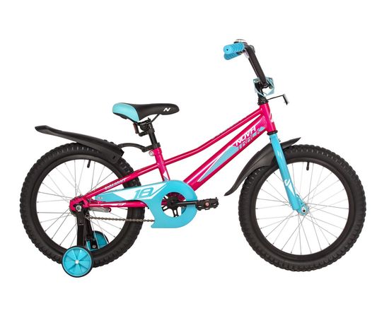 Детский велосипед Novatrack Valiant 18" new (фуксия), Цвет: Розовый