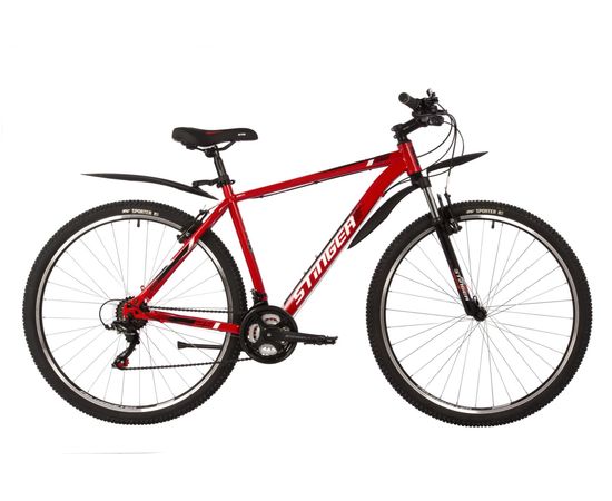 Горный велосипед Stinger Caiman 29" new (красный), Цвет: Красный, Размер рамы: 18"