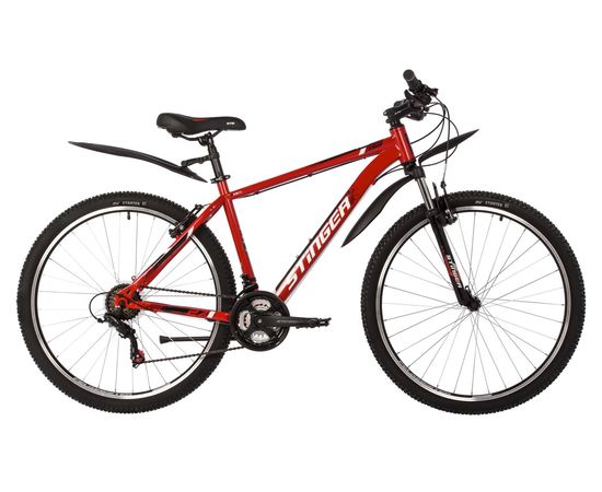 Горный велосипед Stinger Caiman 27.5" new (красный), Цвет: Красный, Размер рамы: 20"