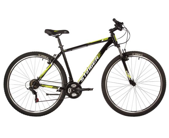 Горный велосипед Stinger Caiman 29" new (черный), Цвет: Черный, Размер рамы: 18"