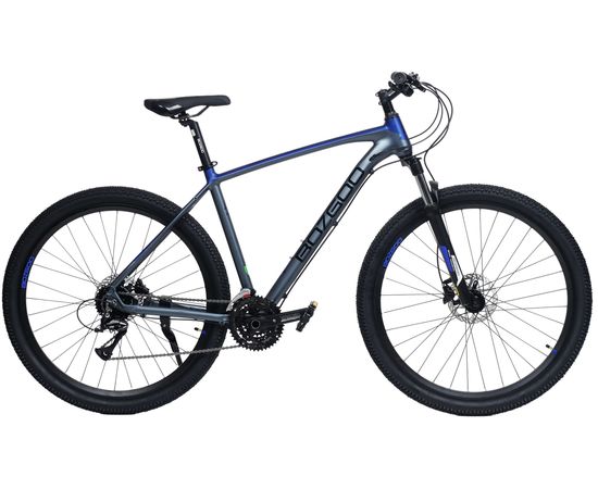 Горный велосипед Bozgoo Grande 29" (тёмно-серый/тёмно-синий), Цвет: Серый, Размер рамы: 19"