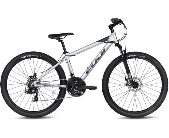 Горный велосипед Fuji Adventure 27.5 (2021, серебряный металлик), Цвет: Серый, Размер рамы: 19"